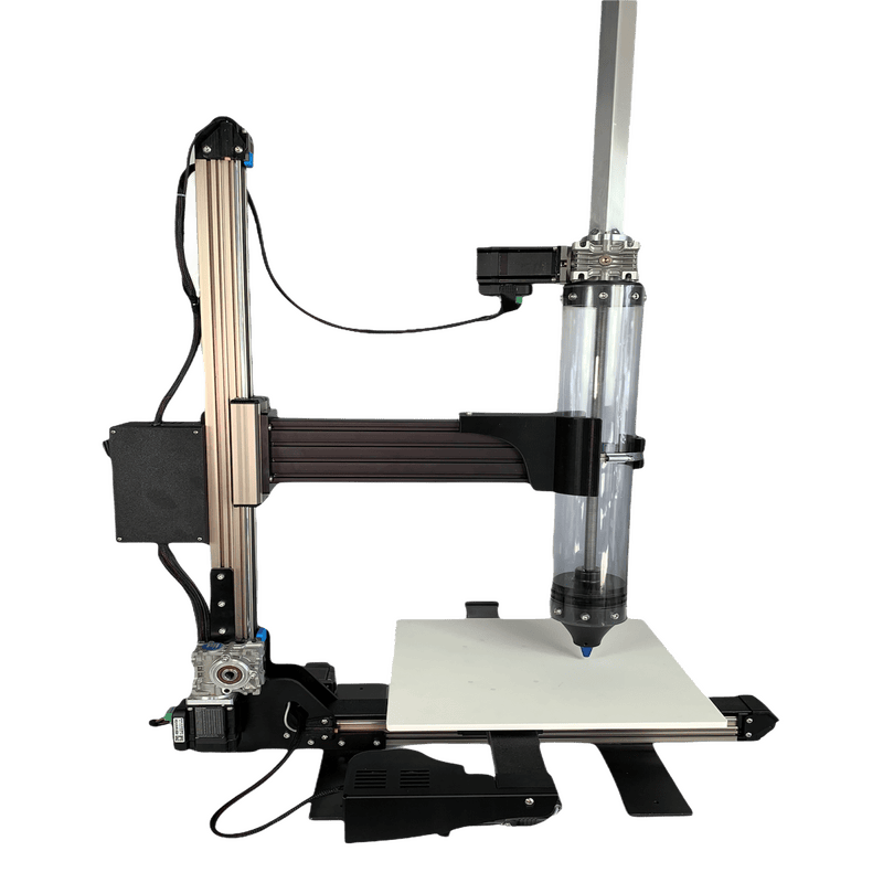 3D Potter Super 10 Ceramic Clay Printer-right facing side view