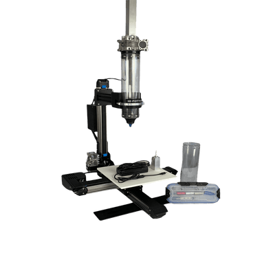 3D PotterBot Micro 10 3D Printer-all package content-front right angle view