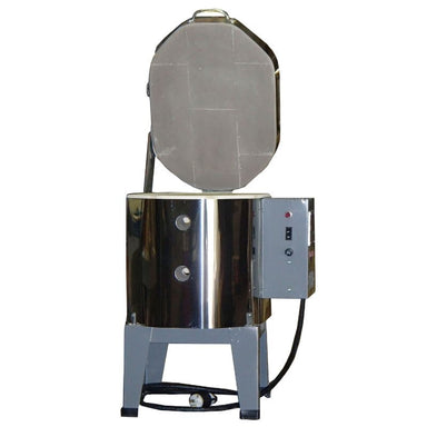 Front view of lid-opened Doll E - Test E Electric Kiln from Olympic Kilns
