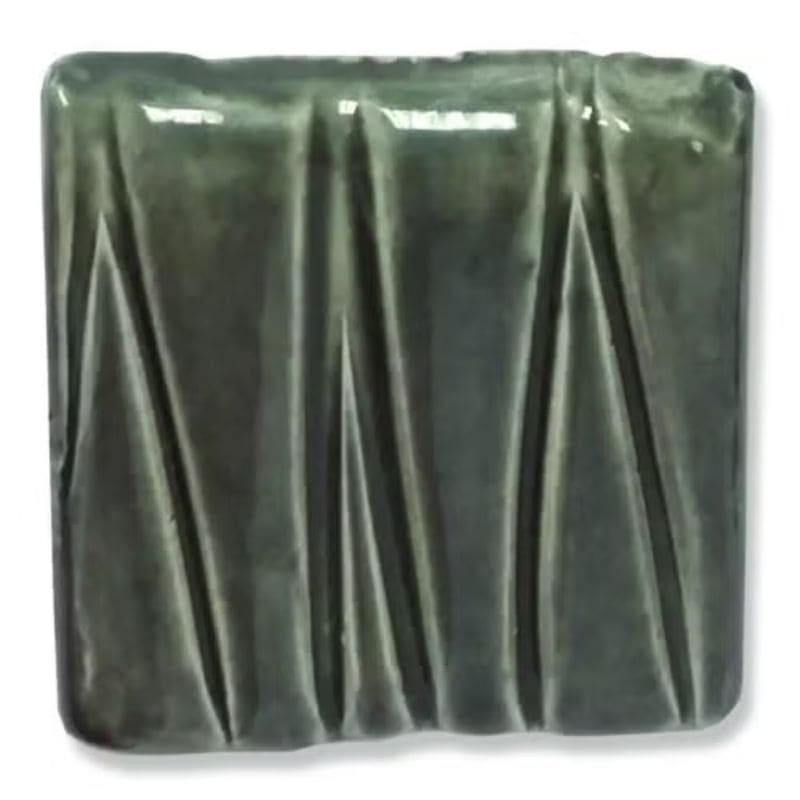 Gray low-fire glaze color chip from Speedball Art