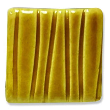 Honey low-fire glaze color chip from Speedball Art