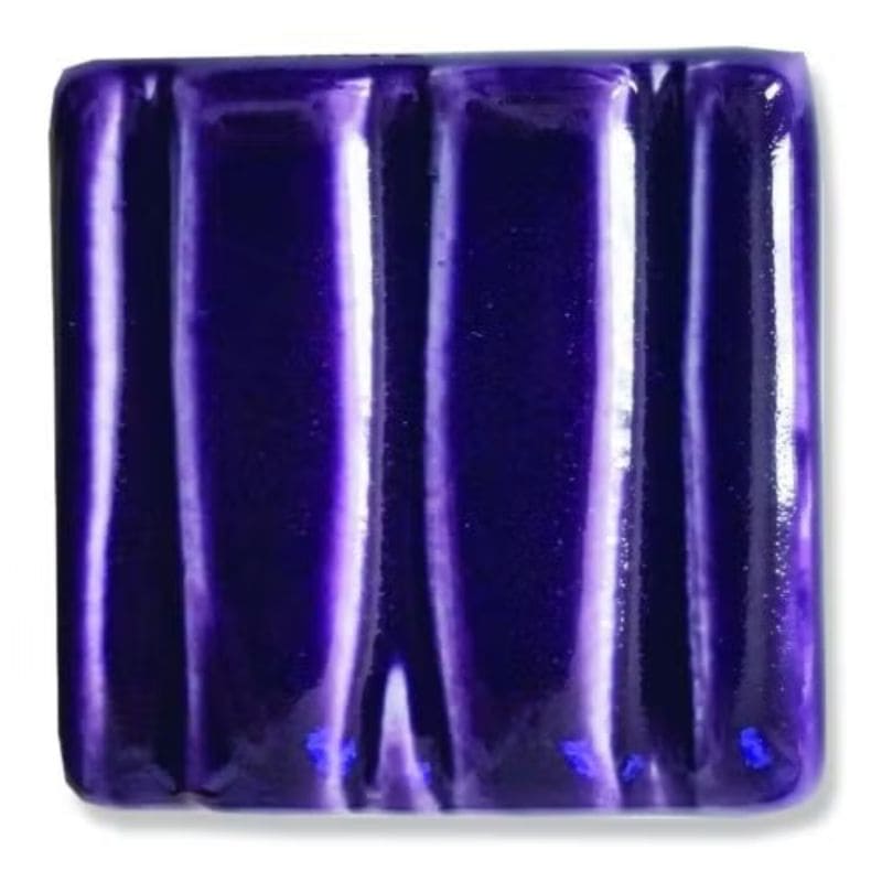 Purple low-fire glaze color chip from Speedball Art