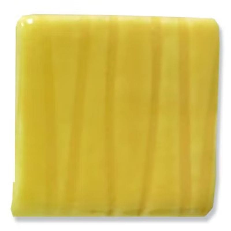 Tan low-fire glaze color chip from Speedball Art