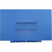 Top side view of a Paragon Blue-colored Bluebird XL Glass Annealing Kiln.