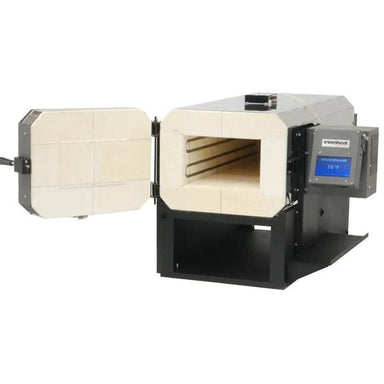 Evenheat KO Series Heat Treat Oven Door open front view left angle