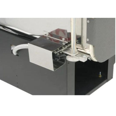 Close up view of power interrupt switch add-on feature for Evenheat ceramic kilns