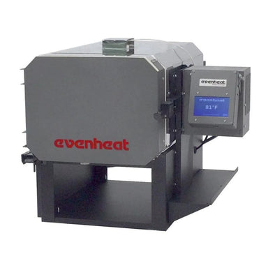 front view of closed Evenheat LB Series Heat Treating Oven with temperature controller on right side