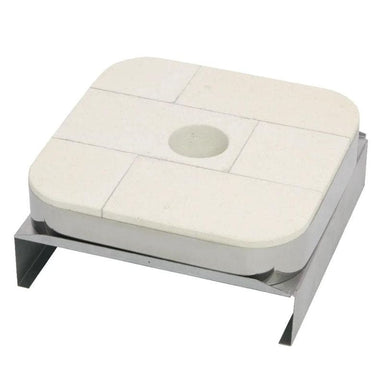 Interior Chamber Base of Evenheat V8 Vitrigraph Kiln with 2.75-inch hole.