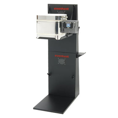 V8 Vitrigraph glass kiln from Evenheat sitting on its unique stand-alone stand