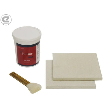 Shelf kit with 2 shelves, brush and primer, made for use with Evenheat Copper Annealing Kiln.