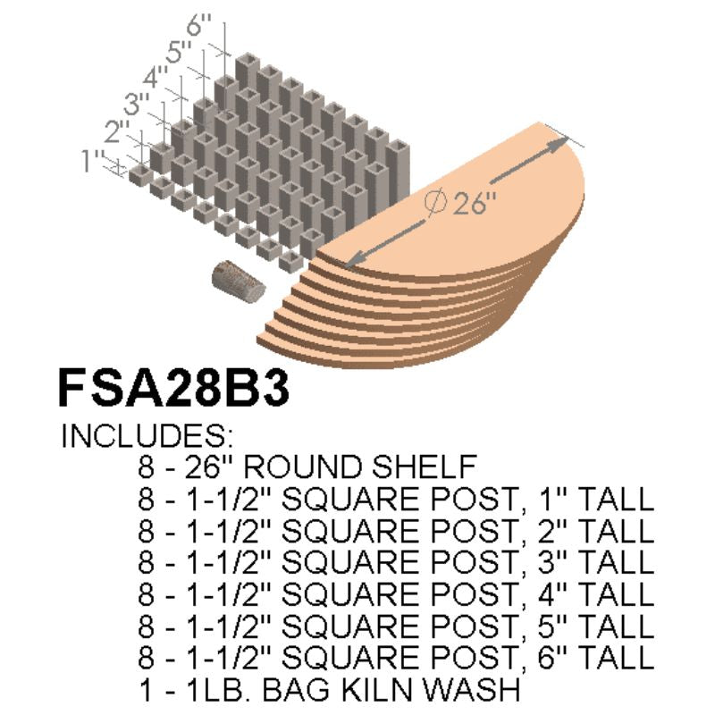 Furniture Shelf Kit for CT122829 Kilns