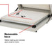 representative image of the 16-inch removable base and floor product accessory for the Hot Shot Oven & Kiln 16G Glass Kiln