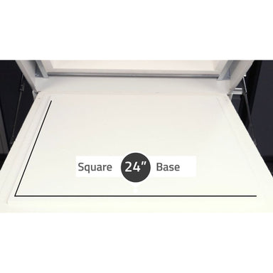 representative image of the 24-inch removable base and floor product accessory for the Hot Shot Oven & Kiln 24G Glass Kiln