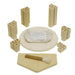 Furniture kits for Evenheat 1210 kiln models including 2 shelves, 18 posts, 1 brush, 1 bag kiln wash