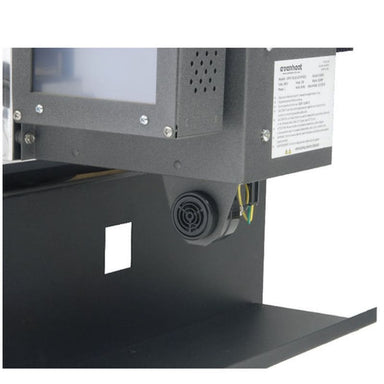 close-up view of a loud alarm feature on an Evenheat knife-heat treating oven