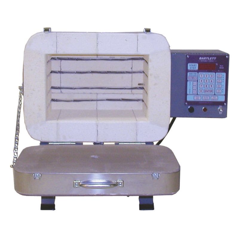 Kiln Loading Olympic Kilns 139FLE Front-Loading Electric Kiln — Pottery Pulse