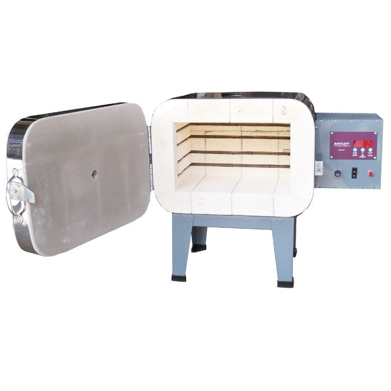 Kiln Loading Olympic Kilns 139FLE Front-Loading Electric Kiln — Pottery Pulse
