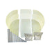 Representative image of Olympic Kilns 25H Oval Kilns furniture kits showing shelves, posts, and kiln wash.