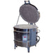 Opened Olympic Kilns 2823HE stackable, electric kiln with temperature controller.