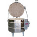 Open dual media kiln from Olympic, model 2318HE, with Bartlett 3K-CF electronic temperature controller