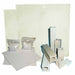 Shelves, posts, wash, and ceramic paper included in the Olympic Kilns GF2E-GF214E Furniture Kit.