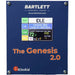 Close up of main panel of Genesis Touchscreen temperature controller by Bartlett for Olympic Kilns