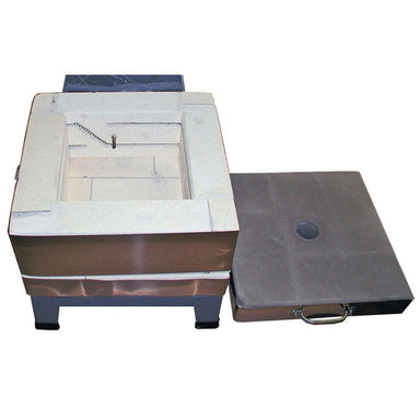 Olympic Kilns HB84E Hot Box Electric Kiln Lid detached and removed