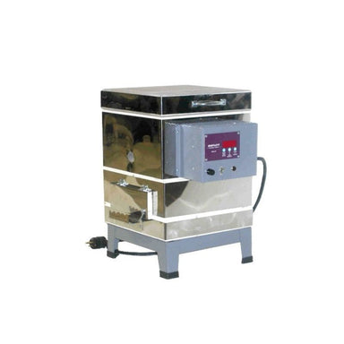 Olympic Kilns Hot Box 86E 120volt kiln with Bead Collar front facing right angle Bartlett controller
