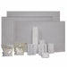 Elements of standard furniture kit for Olympic Kilns TL20E large capacity kiln includingshelves, posts, and kiln wash