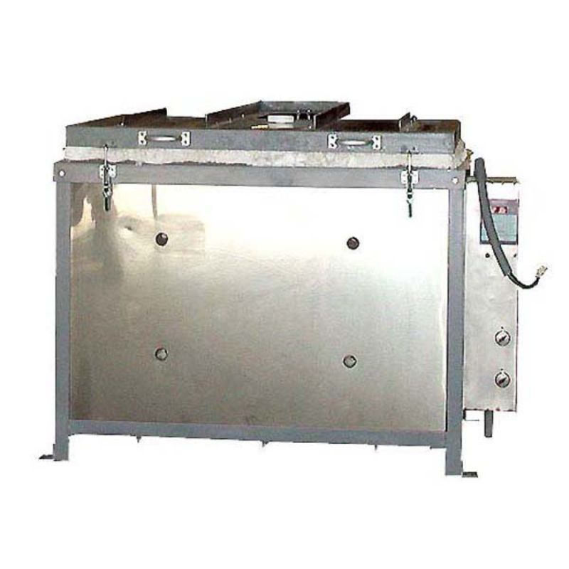 Closed TL24E Large Electric Ceramic Kiln from Olympic Kilns with controller and dedicated breaker box