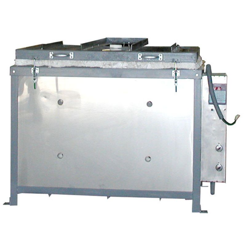 Closed TL20E large capacity electric kiln from Olympic Kilns with controller and dedicated breaker box