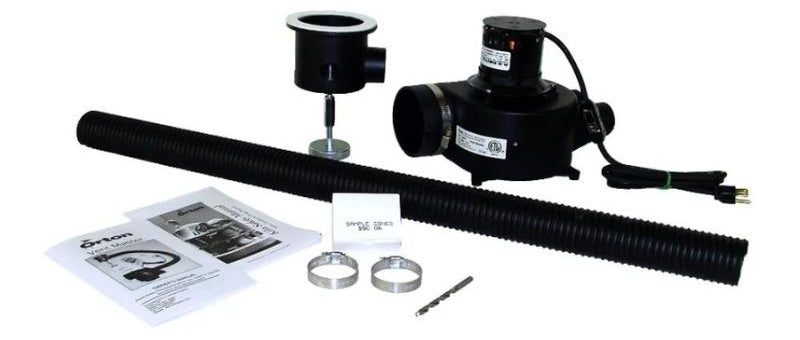 Elements that make up the Orton Vent Master Kit.