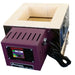 Top down view of opened Caldera multi-purpose kiln model from Paragon, with Sentinel TouchXpress controller.