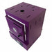 View of closed SC3 PMC/Jewelry Kiln from Paragon in the Purple color. Can see top, right side, and front of the kiln, as well as the Sentinel TouchXpress digital controller.