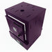 View of closed SC3 PMC/Jewelry Kiln from Paragon in the Berry color. Can see top, right side, and front of the kiln, as well as the Sentinel TouchXpress digital controller.