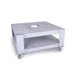 24"x24"x12" metal stand for Paragon Kilns. has locking casters and a mounting bracket for the Orton Kiln Vent.