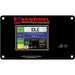 Sentinel TouchXpress kiln controller with color touchscreen display showing idle screen, temperature readout, program options, and WiFi indicator.
