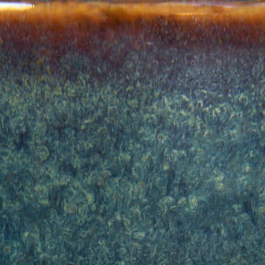 blue tiger's eye mid-fire glaze color chip from Speedball Art