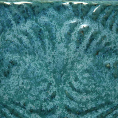 teal agate mid-fire glaze color chip from Speedball Art