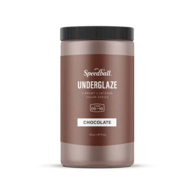 package of 16oz speedball art chocolate underglaze
