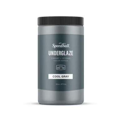 package of 16oz speedball art cool gray underglaze