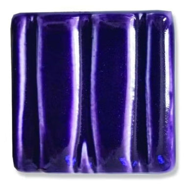 Purple low-fire glaze color chip from Speedball Art
