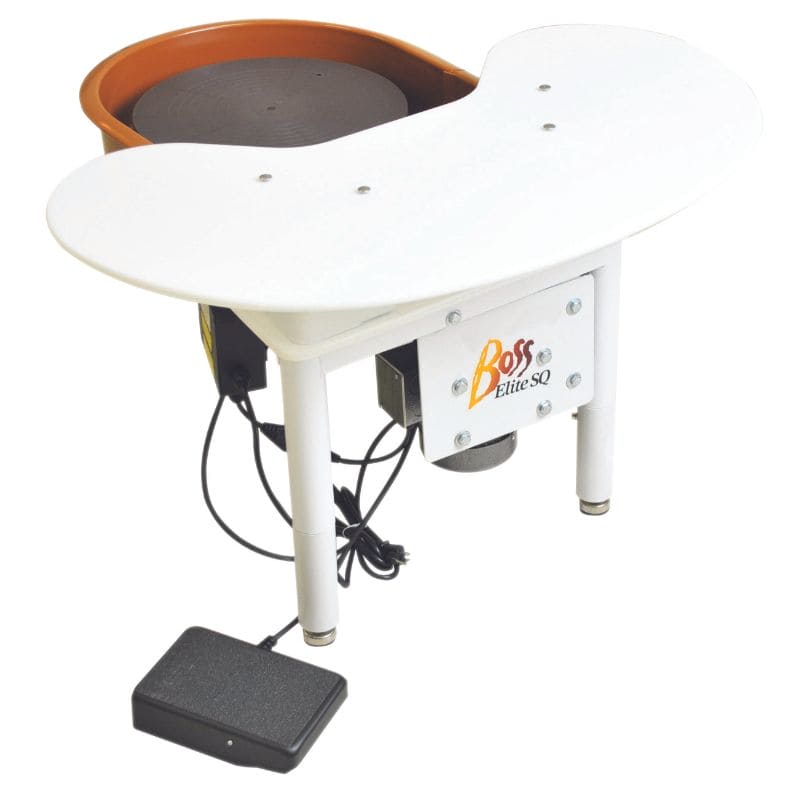 Speedball Big Boss SQ Wheel-white table-brown splash pan-foot pedal