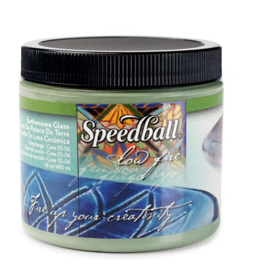 Pine low-fire glaze pint-sized 16oz container from Speedball Art