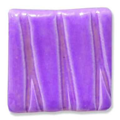 Violet low-fire glaze color chip from Speedball Art