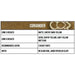 Coriander mid-fire glaze firing support card from Speedball Art