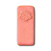Living Coral mid-fire glaze sample tile from Speedball Art