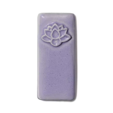 wisteria mid-fire glaze sample tile from Speedball Art