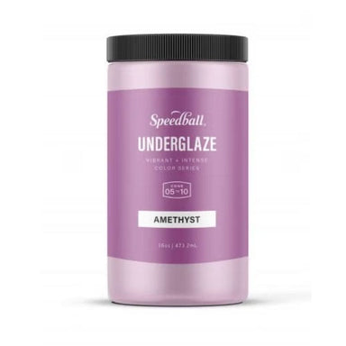 package of 16oz speedball art amethyst underglaze