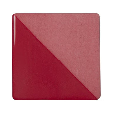 Carmine color chip - Speedball Art Underglaze